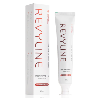 Зубная паста Revyline Crystal Клубника и персик без фтора, 80 г