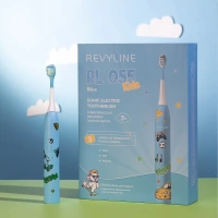 Электрическая зубная щетка Revyline RL 055 Kids, голубая