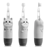 Электрическая зубная щетка Revyline RL 025 Baby Kitty серая