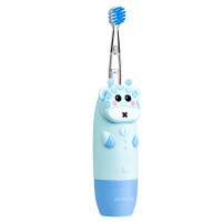 Детская электрическая звуковая зубная щетка Revyline RL 025 Baby, голубая