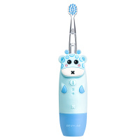 Детская электрическая звуковая зубная щетка Revyline RL 025 Baby, голубая