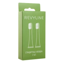 Насадки для электрической з/щ Revyline RL 050 Kids белая+салатовая (2шт.)