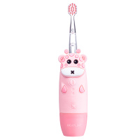 Детская электрическая звуковая зубная щетка Revyline RL 025 Baby, розовая