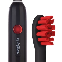 Электрическая зубная щетка Revyline RL 075, чёрная с красной щ.