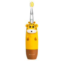 Детская электрическая звуковая зубная щетка Revyline RL 025 Baby, желтая
