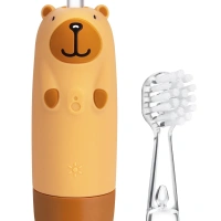 Электрическая зубная щетка Revyline RL 025 Baby Capybara коричневая