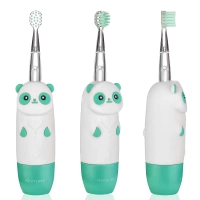 Электрическая зубная щетка Revyline RL 025 Baby Panda, зелёная