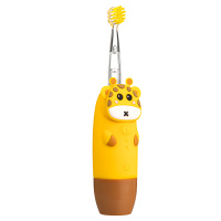 Детская электрическая звуковая зубная щетка Revyline RL 025 Baby, желтая
