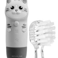 Электрическая зубная щетка Revyline RL 025 Baby Kitty серая