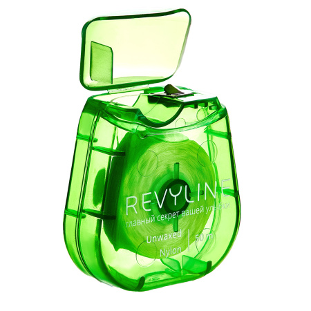 Revyline зубная нить невощеная, нейлон, 50м