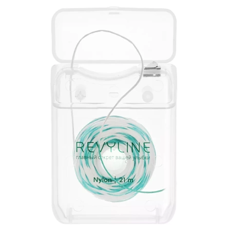 Revyline SmartFloss зубная нить, невощёная, 21 м, 50 отрезков