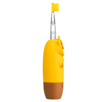 Детская электрическая звуковая зубная щетка Revyline RL 025 Baby, желтая