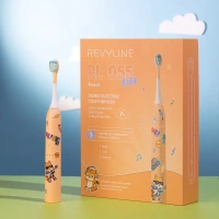 Электрическая зубная щетка Revyline RL 055 Kids, персик