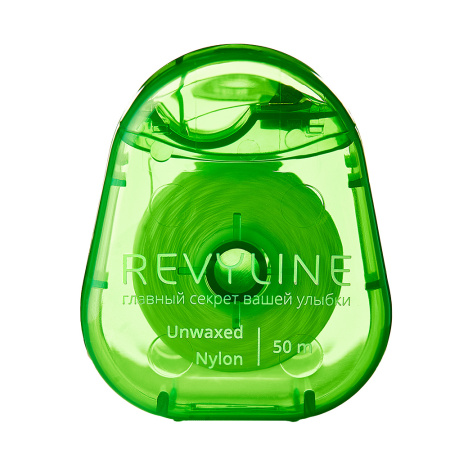 Revyline зубная нить невощеная, нейлон, 50м
