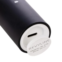 Электрическая зубная щетка Revyline RL 075, чёрная с красной щ.