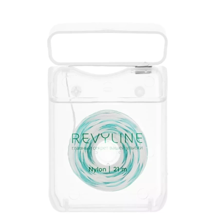 Revyline SmartFloss зубная нить, невощёная, 21 м, 50 отрезков