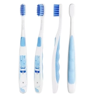 Revyline LamaKids Детская зубная щётка, для детей от 3 до 12 лет, голубая